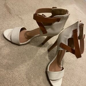 Neutral Open Toe Heels